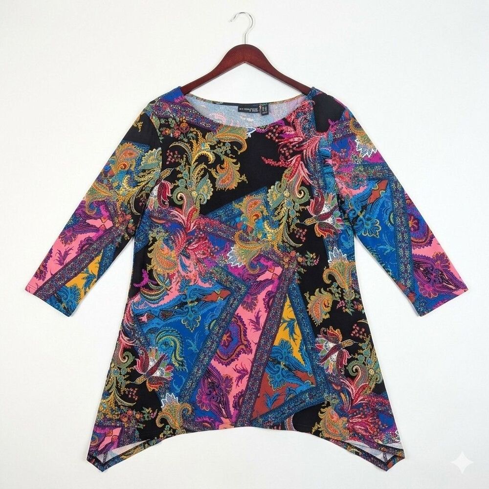 Attitudes By Renee Como Jersey Tunic Top